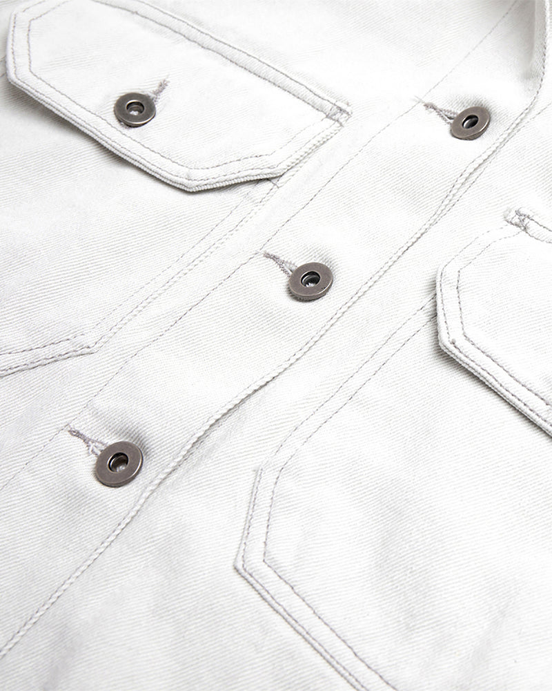 Coby Denim Jacket - Bleached White