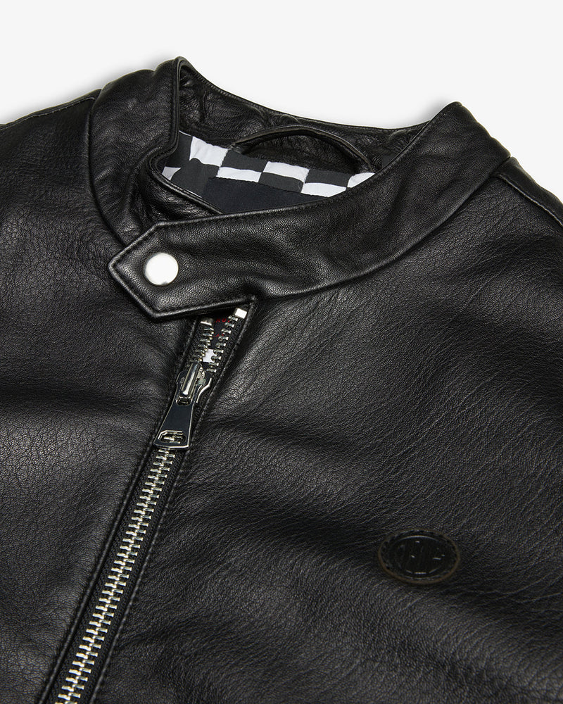 Thunder Leather Jacket - Black