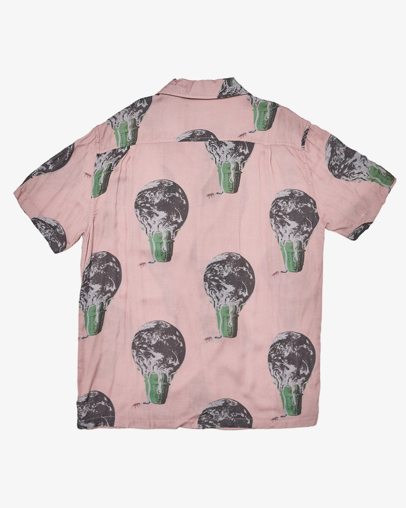Single Scoop Short Sleeve Shirt - Pink