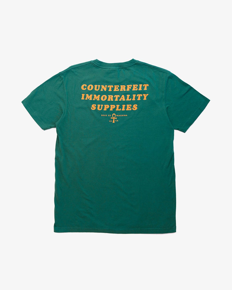 Counterfeit Tee - Jasper Green