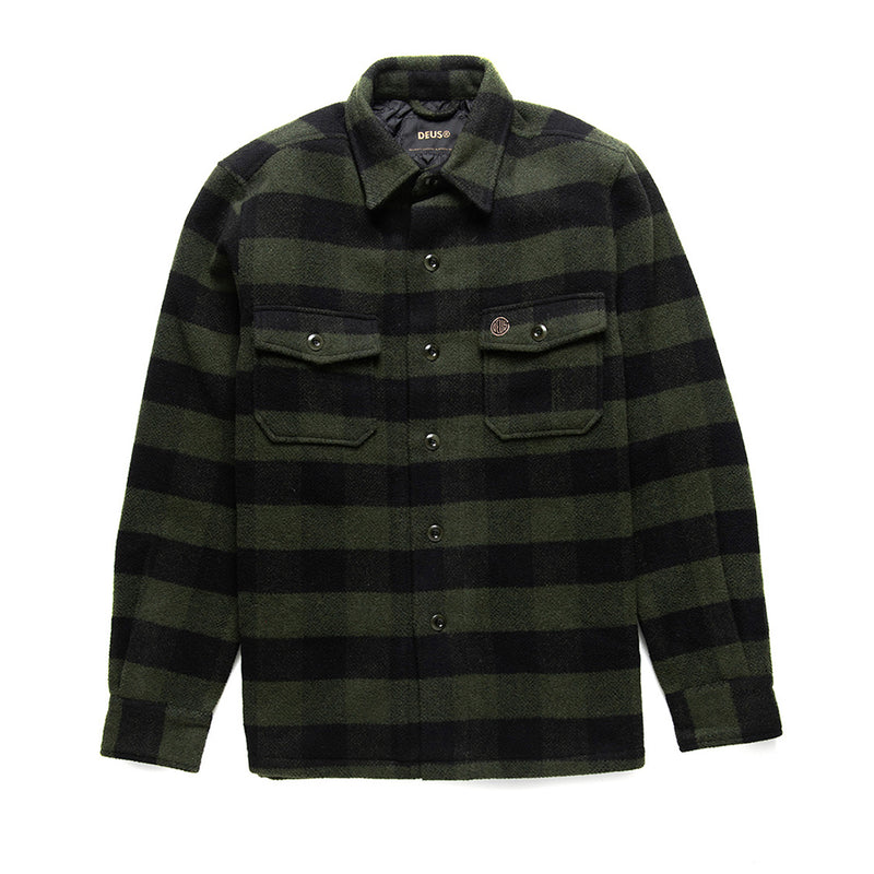 Marcus Flannel Shirt - Forest Night